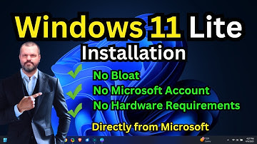 Windows 11 Lite: Microsoft Official No Bloat No Hardware requirements