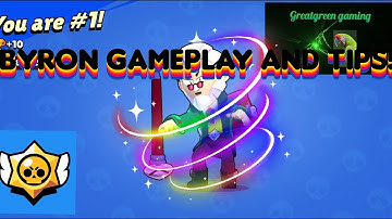Byron guide and  tips to improve your game! Brawl Stars  - Android/iOS Gameplay - Solo/Duo Showdown!