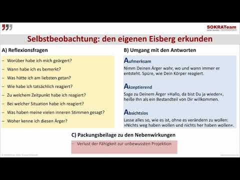 Video: Wie Man Eine Selbstbeobachtung Macht