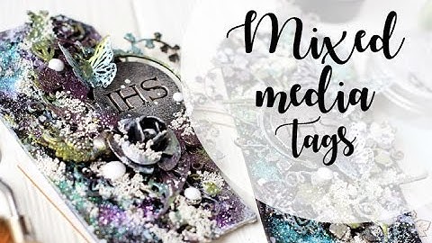 Step-by-step tutorial - mixed-media tags