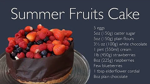Summer Fruits Cake with Sarah Whitaker