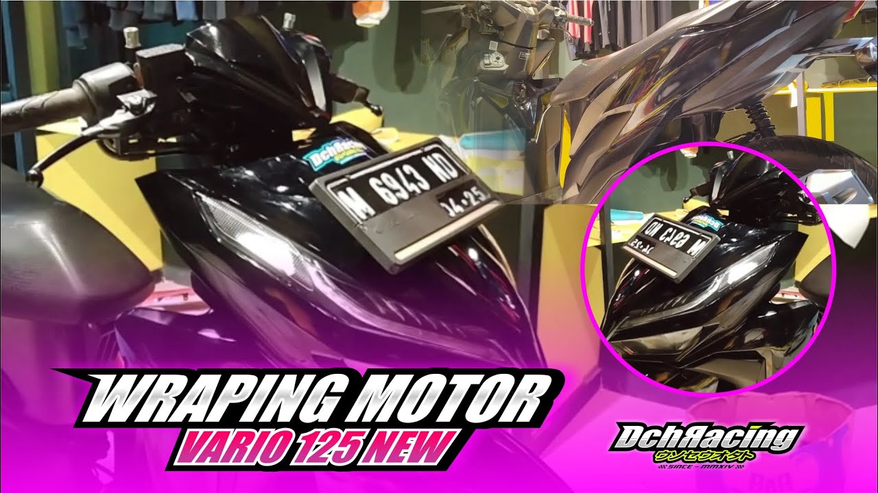 Wrapping vario 125 new black glossy | part II | by dch racing concept