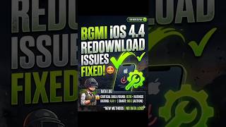 BGMI iOS 4.4 Update Problem❎ FixRe-Download Issue Solved | How To Update bgmi4.4 Version In