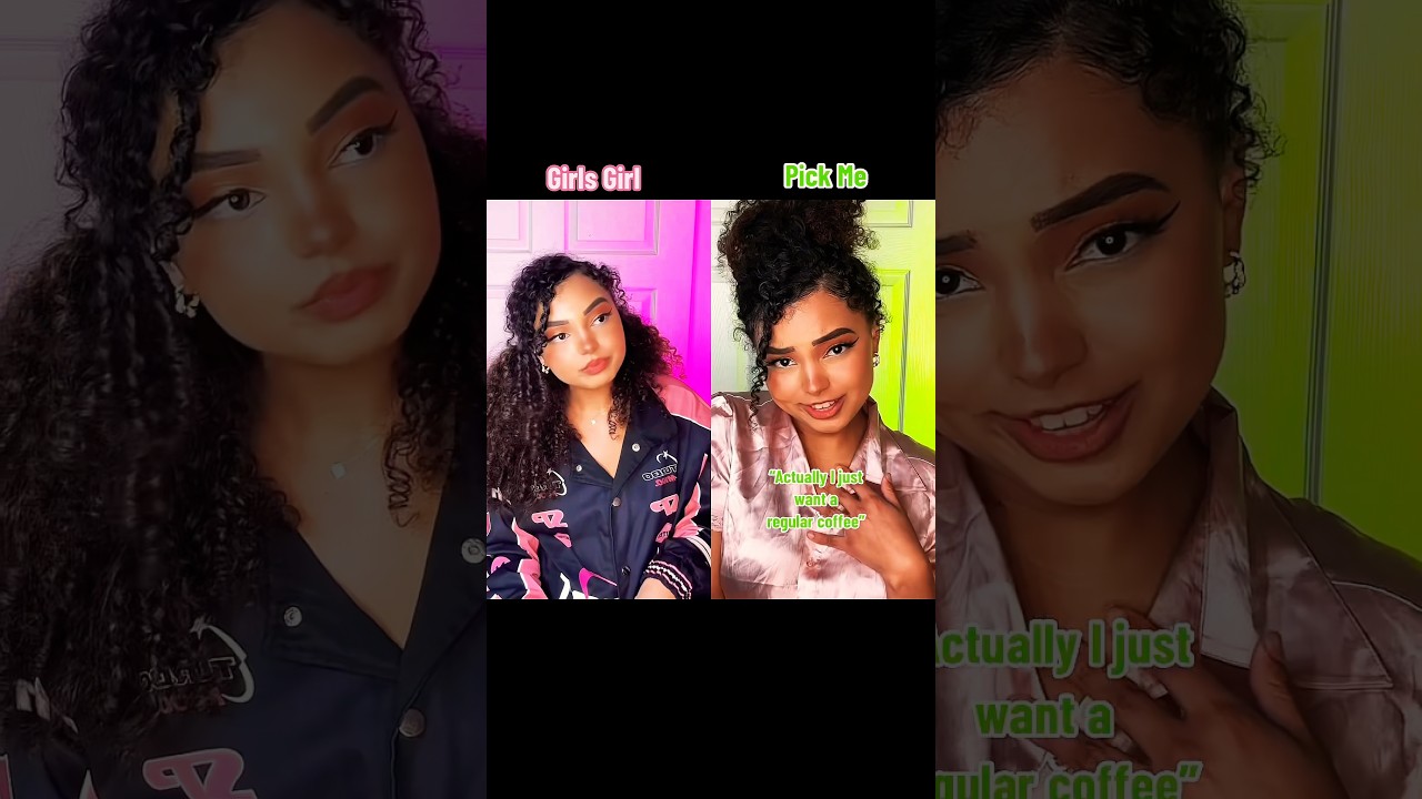 POV : A pick me and a girls girl order side by side at a coffee shop… ☕️👀 