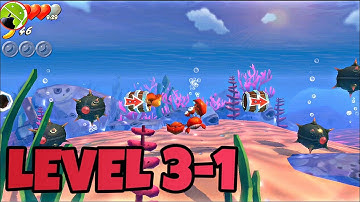 BANANA KONG BLAST - Level 3-1 - Gameplay - Android,iOS