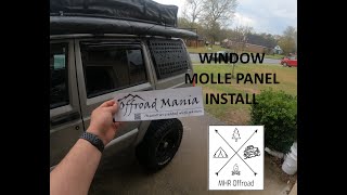 Installing Offroad Mania Window Molle Panel Jeep XJ