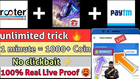Rooter App Unlimited Coin Adder Script 😱 | 1 Sec. 1000+ Coin Live Proof ✅ | Rooter Unlimited Trick 🔥