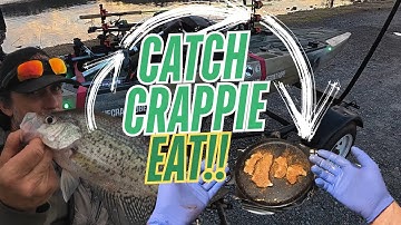 Pre-Spawn Crappie Fishing from a Kayak + Tips (Catch & Cook)