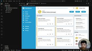 aku membuat halaman admin page hanya dengan html + css