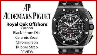 ▶ Audemars Piguet Royal Oak Offshore Carbon/Ceramic 44mm Black Dial 26400AU.OO.A002CA.01 - REVIEW