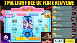 😱 1,000000 Million Free UC For Everyone | New Free UC Event Get Free UC | PUBGM screenshot 1