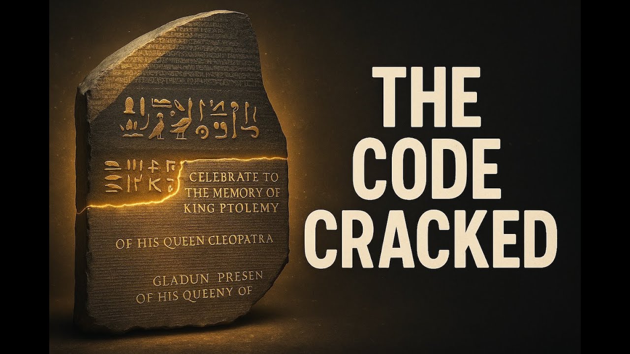 🗿 The Day Ancient Egypt Spoke Again – Rosetta Stone Cracked! 📖✨ 