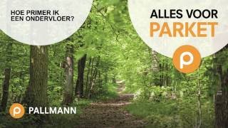 Het primeren van een ondervloer met Pallmann P104