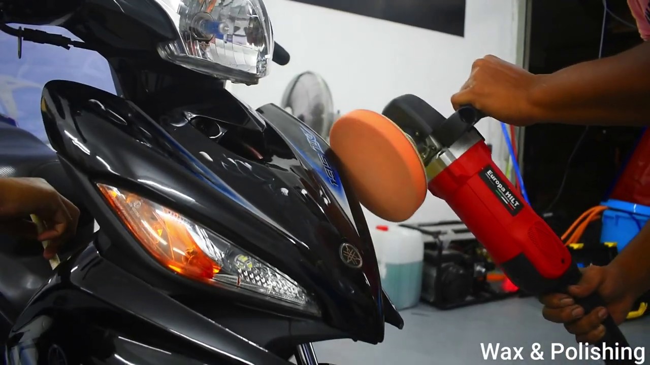 Bike Detailing Wash Wax & Polish - Cuci Motor Bersih & Berkilat Review By  (Relax Detailing Spa) - YouTube