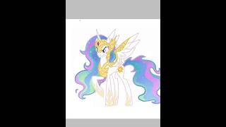 Swapping Princess Celestia and Daybreaker's color palette #mylitlepony #mlp #shorts