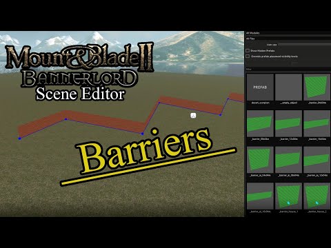 Bannerlord - Scene Editor Tutorial #19 - Barriers