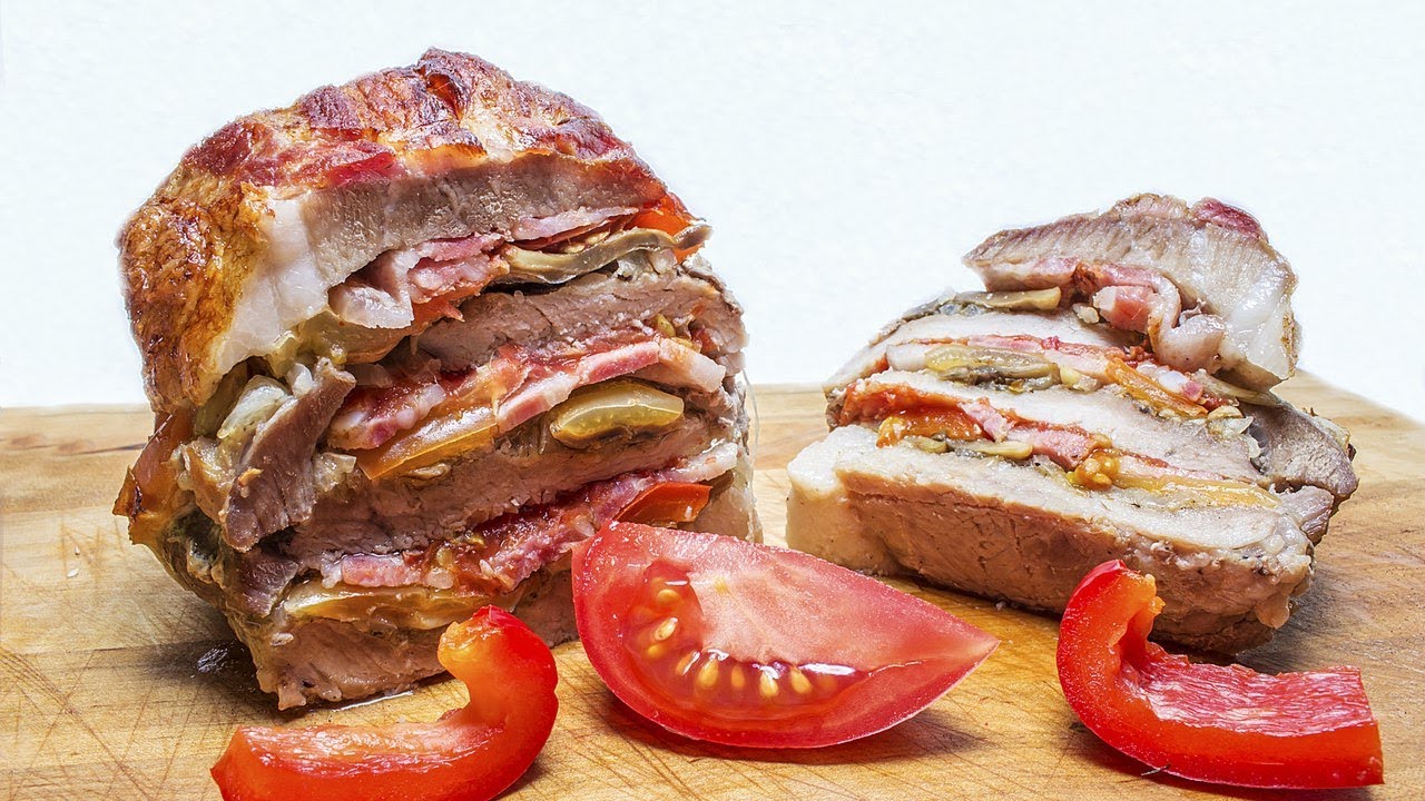 Слоеное МЯСО запеченное в ДУХОВКЕ.