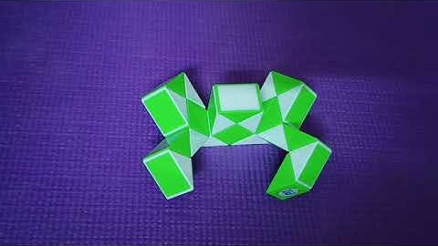How to make a spider using snake cube 24 pieces