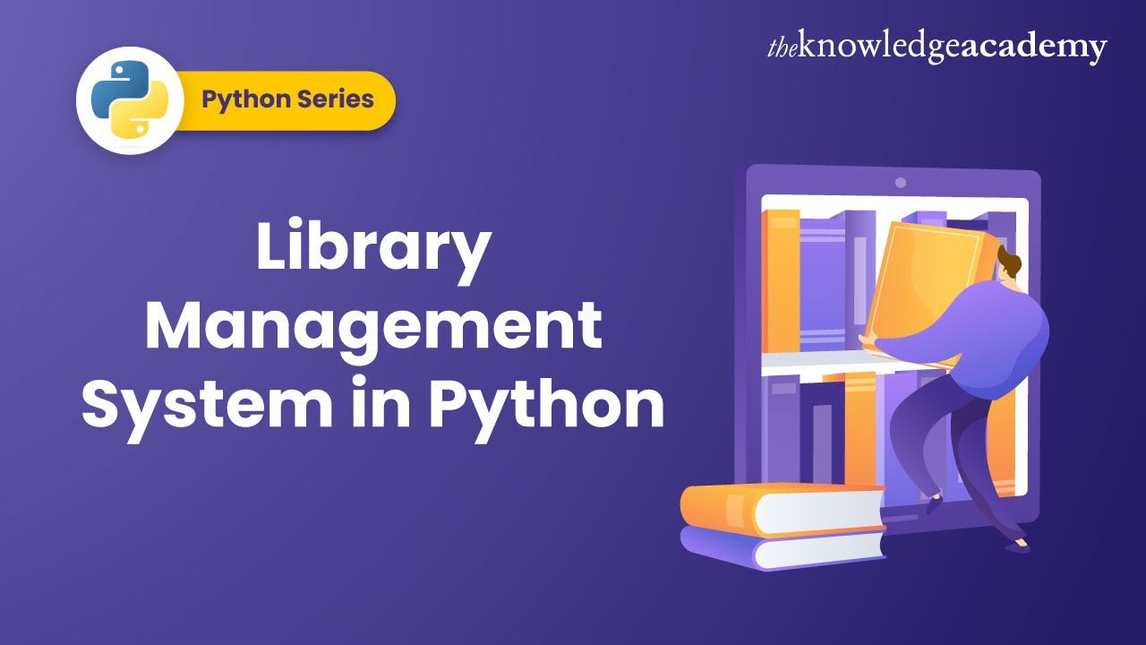 Library management system project in python mini project in python