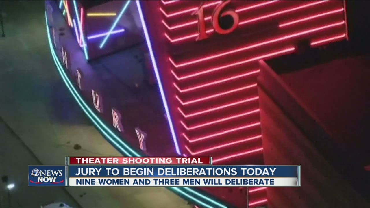 Jury deliberations begin in Aurora movie theater shooting trial - YouTube