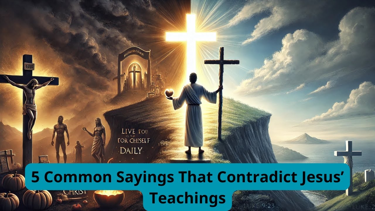 5 Common Sayings That Contradict Jesus’ Teachings - YouTube