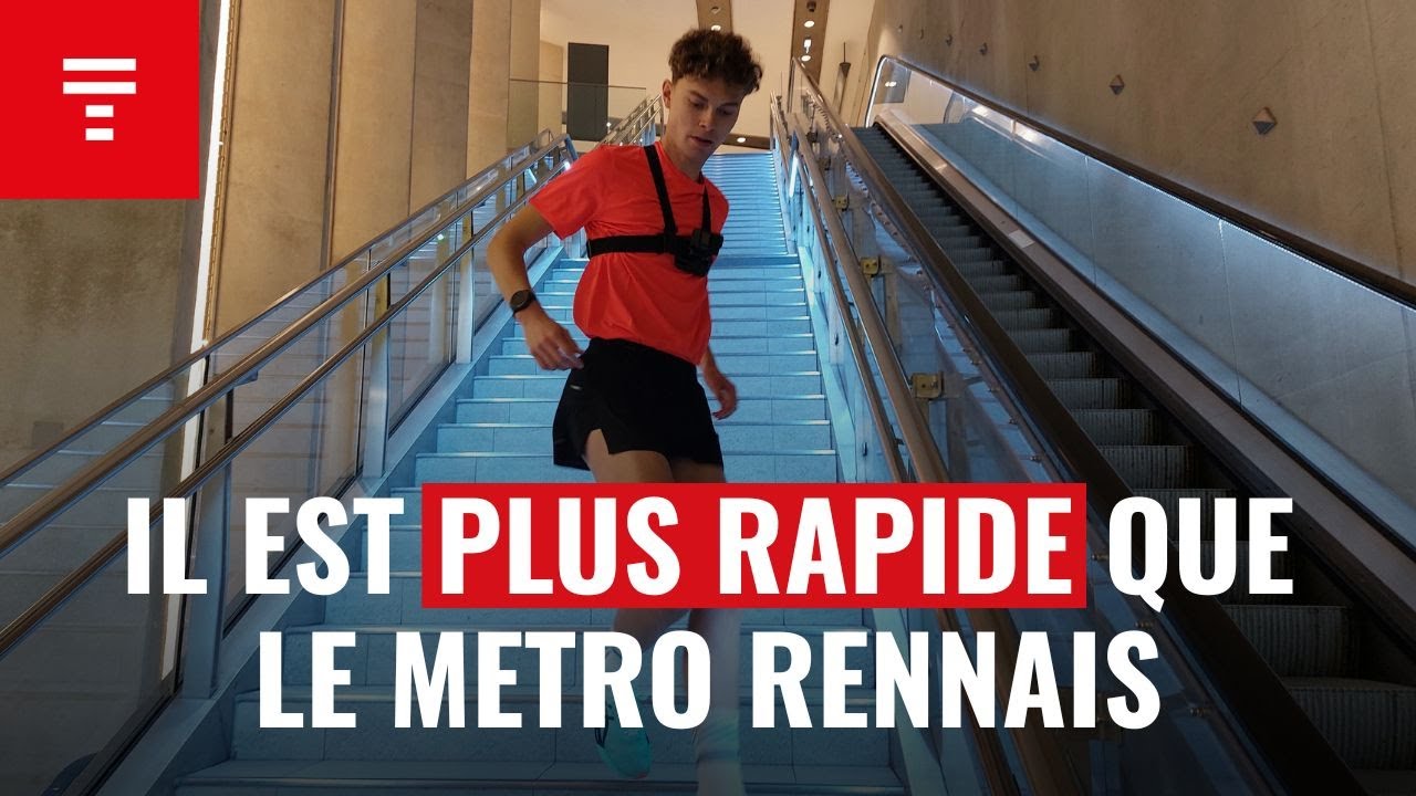 Il fait la course entre deux stations du métro de Rennes !