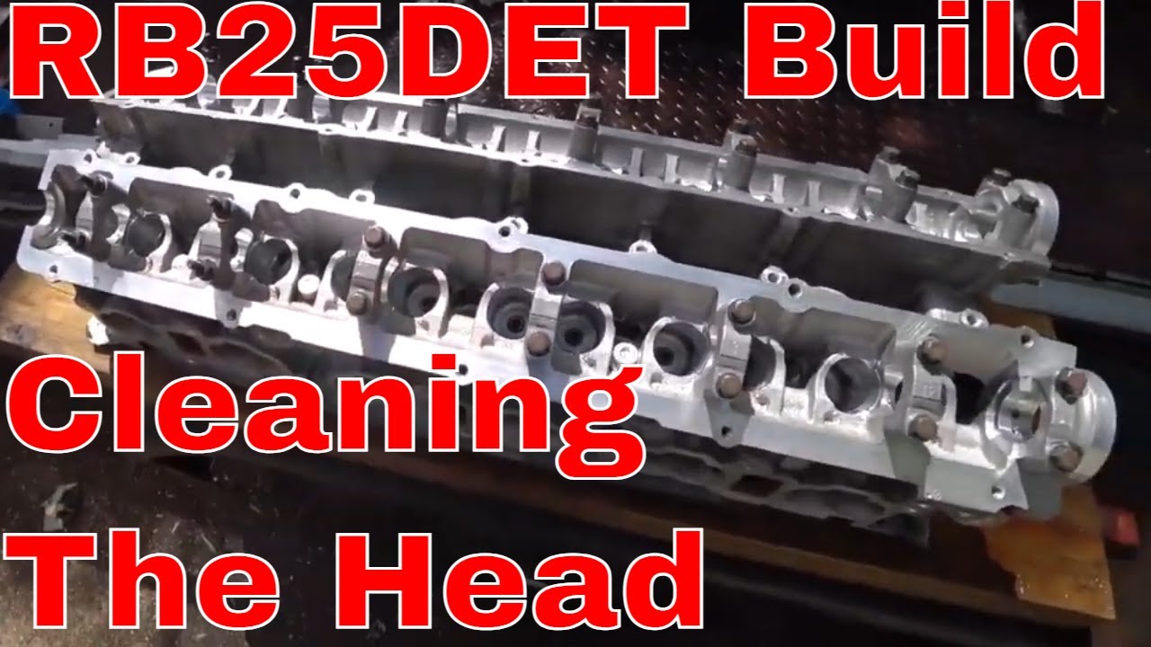 RB25DET Build Removing Valve Stem Seals & Cleaning The Head YouTube