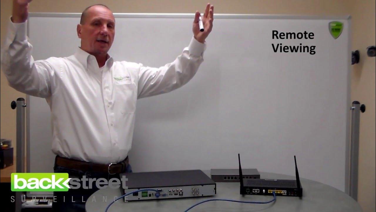 How security camera remote viewing works. YouTube