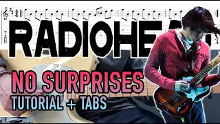 No Surprises - Radiohead (Lead Guitar Lesson + Tab)