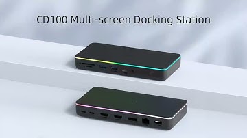 Hagibis DisplayLink USB C Docking Station Triple Display 3 Monitors for MacBook Mac M1 M2 Windows