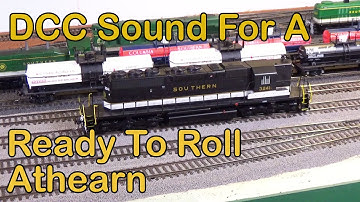 DCC Sound For A Ready To Roll Athearn (194)