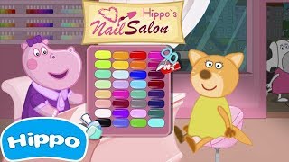 Hippo 🌼 Nail di Ippona Salon 🌼 Manicure per le ragazze 🌼 Gioco del fumetto per i bambini screenshot 5