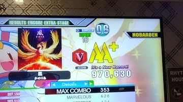DDR A3 - 鳳 (Hou) - ESP 18 -  FLARE V - 970k ENCORE EXTRA STAGE CLEAR by NOBARBEN!