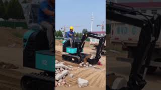 When it comes to working with a mini excavator, it's all about being steady, accurate, and ruthless.