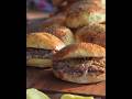 Roasted Meat Cut And Making Sandwich Amazing Yummy Style