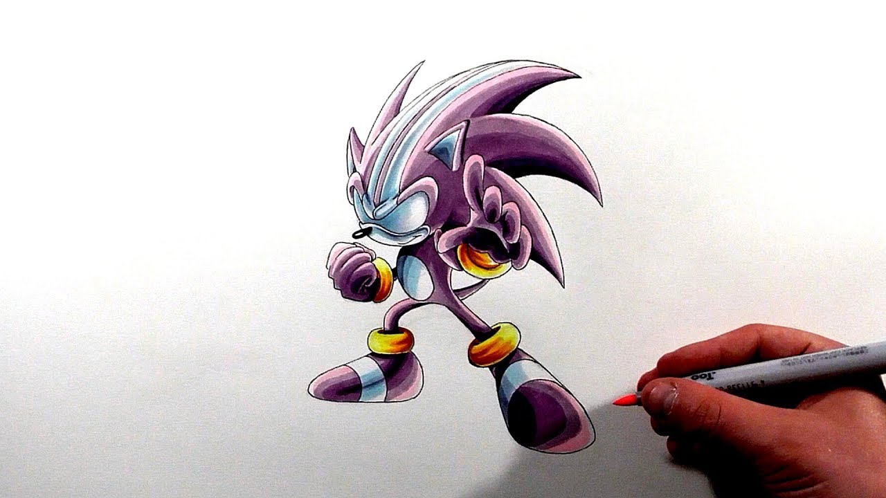 I drew Darkspine sonic!!!!!!!!!!!!!!!!!!!!!