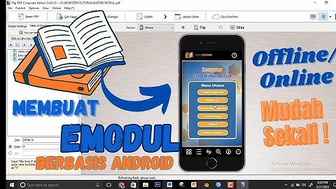CARA MEMBUAT EMODUL BERBASIS ANDROID MENGGUNAKAN FLIP PDF CORPORATE EDITION | LENGKAP | E-MODUL