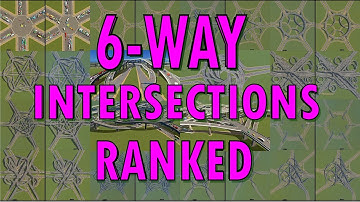 Testing the Traffic Flow of 15 different 6-Way Intersections Designs to find the most Efficient