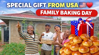 We Received A Special Gift From USA 🎁 | Garden Planting & Traditional Family Baking Day screenshot 4
