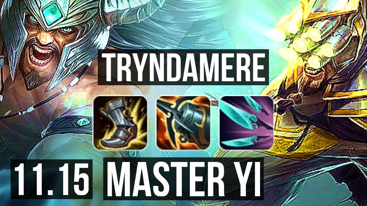 TRYNDAMERE vs MASTER YI (JUNGLE) 14/0/7, Legendary, 6 solo kills BR