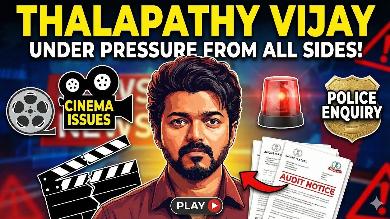 Thalapathy Vijay Facing Biggest Challenges | Cinema to Politics Journey 🔥
