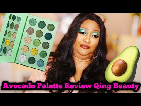 Qing Beauty Shop Avocado Palette Review | Mayhem Beauty 💋 - YouTube