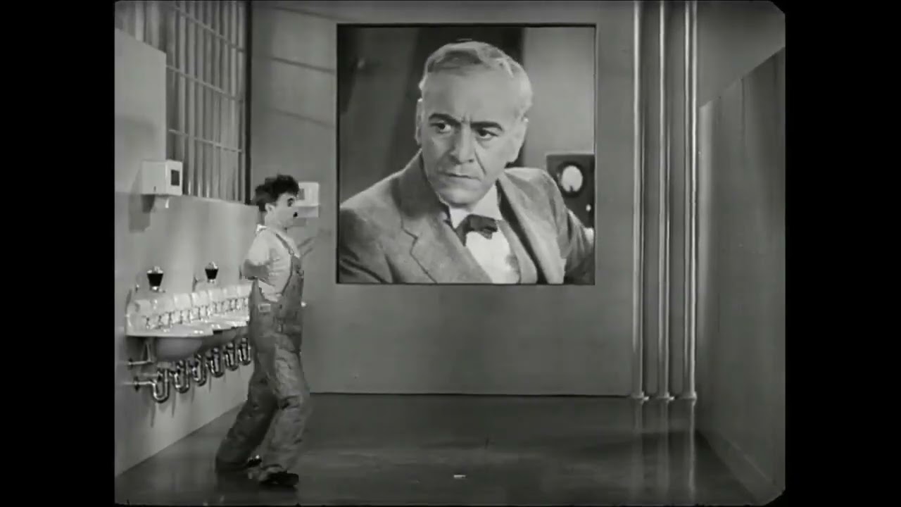 Charlie Chaplin's Hilarious Factory Toilet Scenes | Modern Times Comedy