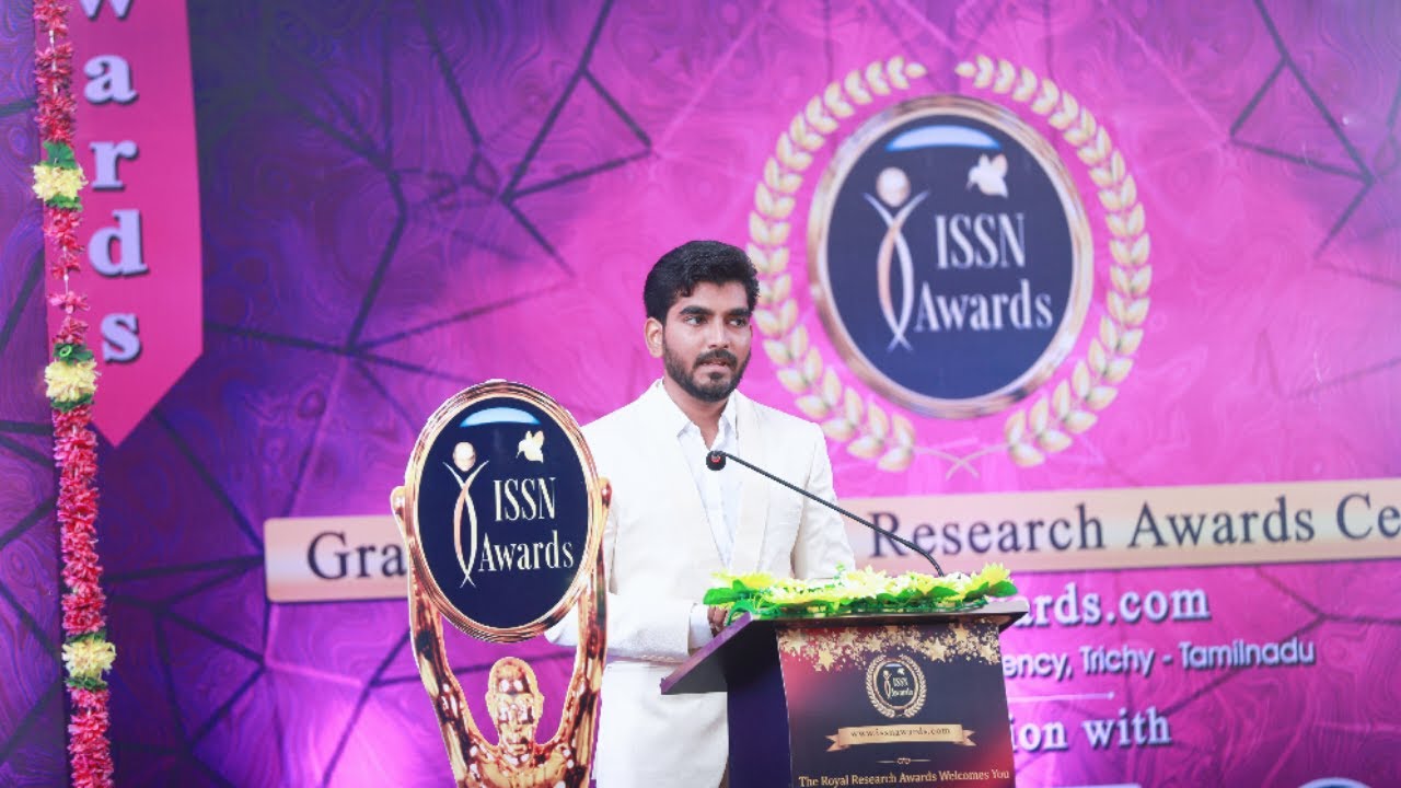 Sir. M. Maniraj, Director of ISSN Awards, conferred an motivational speech on IIRA2022