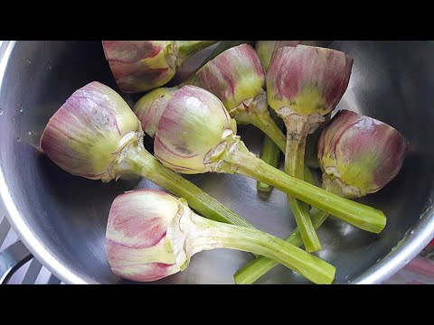 Kako jednostavno lako očistiti i pripremiti artičoke - Carciofi in umido