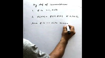 inverse of an isomorphism is an isomorphism from G onto G