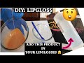 DIY: LIPGLOSS | WHY YOU SHOULD ADD THIS SECRET INGREDIENT TO YOUR LIPGLOSSES  (STEP BY STEP)