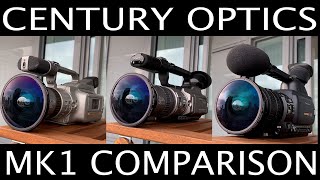 Vx1000 mk1, Vx2100 mk1, Hvx200 mk1 - Century Optics Mk1 Comparison