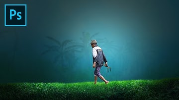 My Farmer Photoshop Manipulation Tutorial Processing