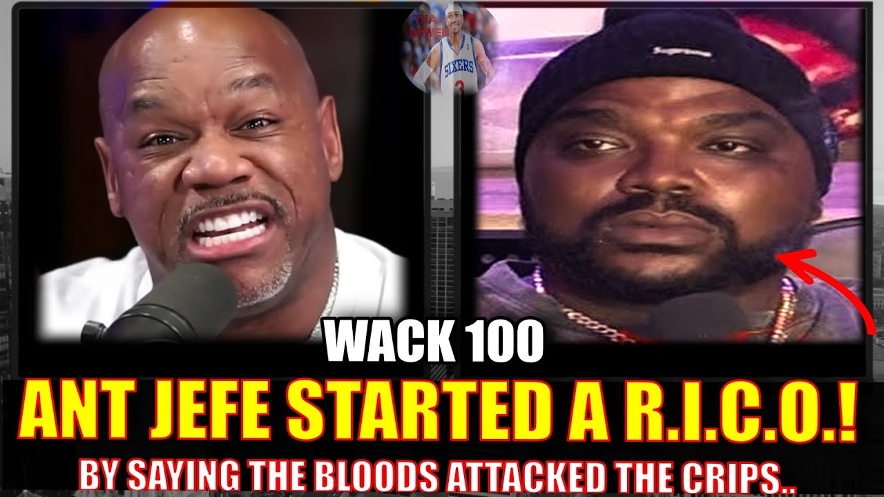 Wack Rico Ver WACK 100 GOES OFF ON ANT JEFE FOR PUTTING RICO CHARGES ON BLOODS FOR ...